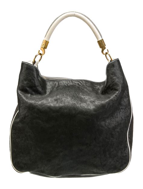 yves saint laurent hobo black|HOBOS AND BUCKETS .